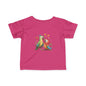 Infant Tee — Cute Pair of Parrots Baby Shirt (Hearts & Love)