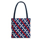Patriotic Tote Bag, USA Flag Inspired