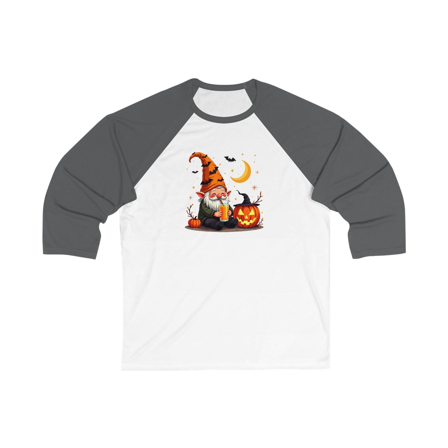 Unisex 3\4 Sleeve Baseball Tee - Halloween