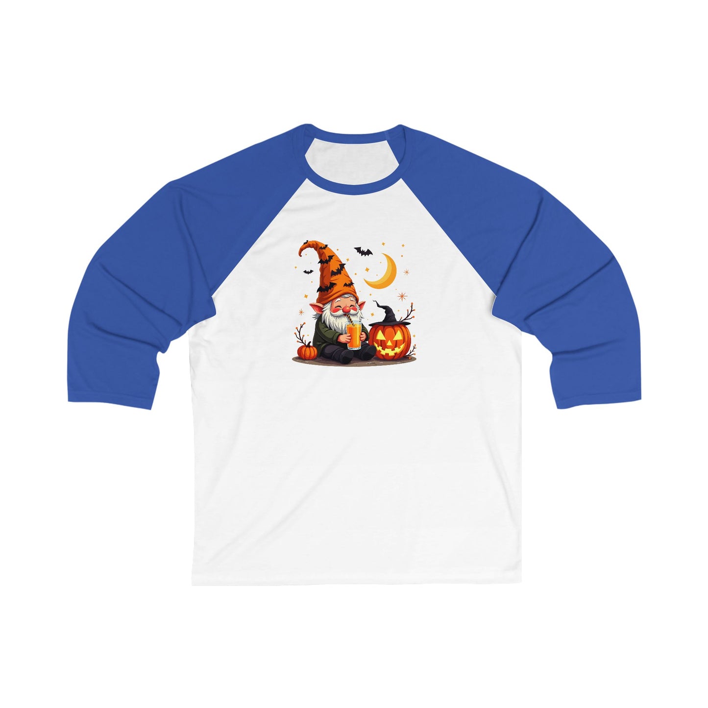 Unisex 3\4 Sleeve Baseball Tee - Halloween