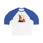 Unisex 3\4 Sleeve Baseball Tee - Halloween