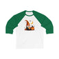 Unisex 3\4 Sleeve Baseball Tee - Halloween