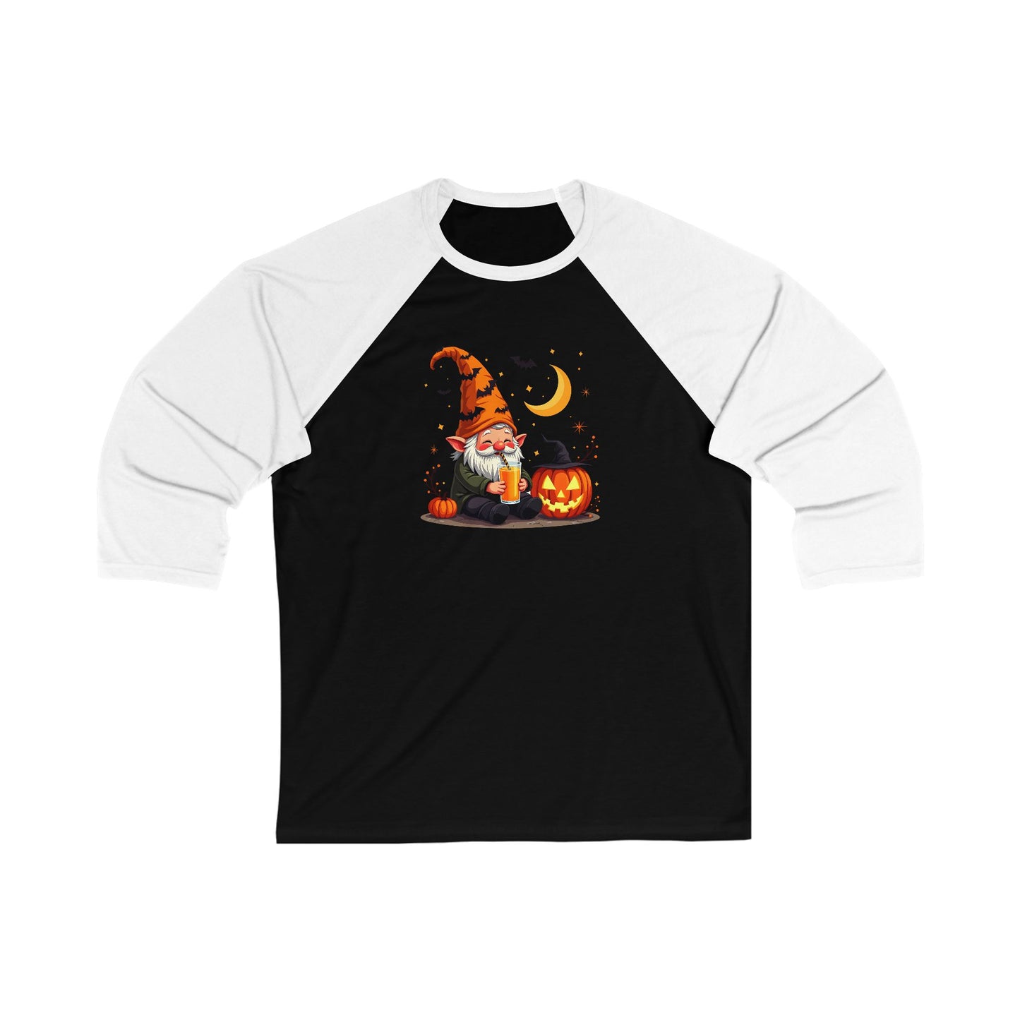 Unisex 3\4 Sleeve Baseball Tee - Halloween