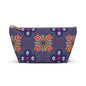 Vibrant Floral Accessory Pouch, Makeup Bag, Travel Organizer, Cute Storage, Gift for Her
