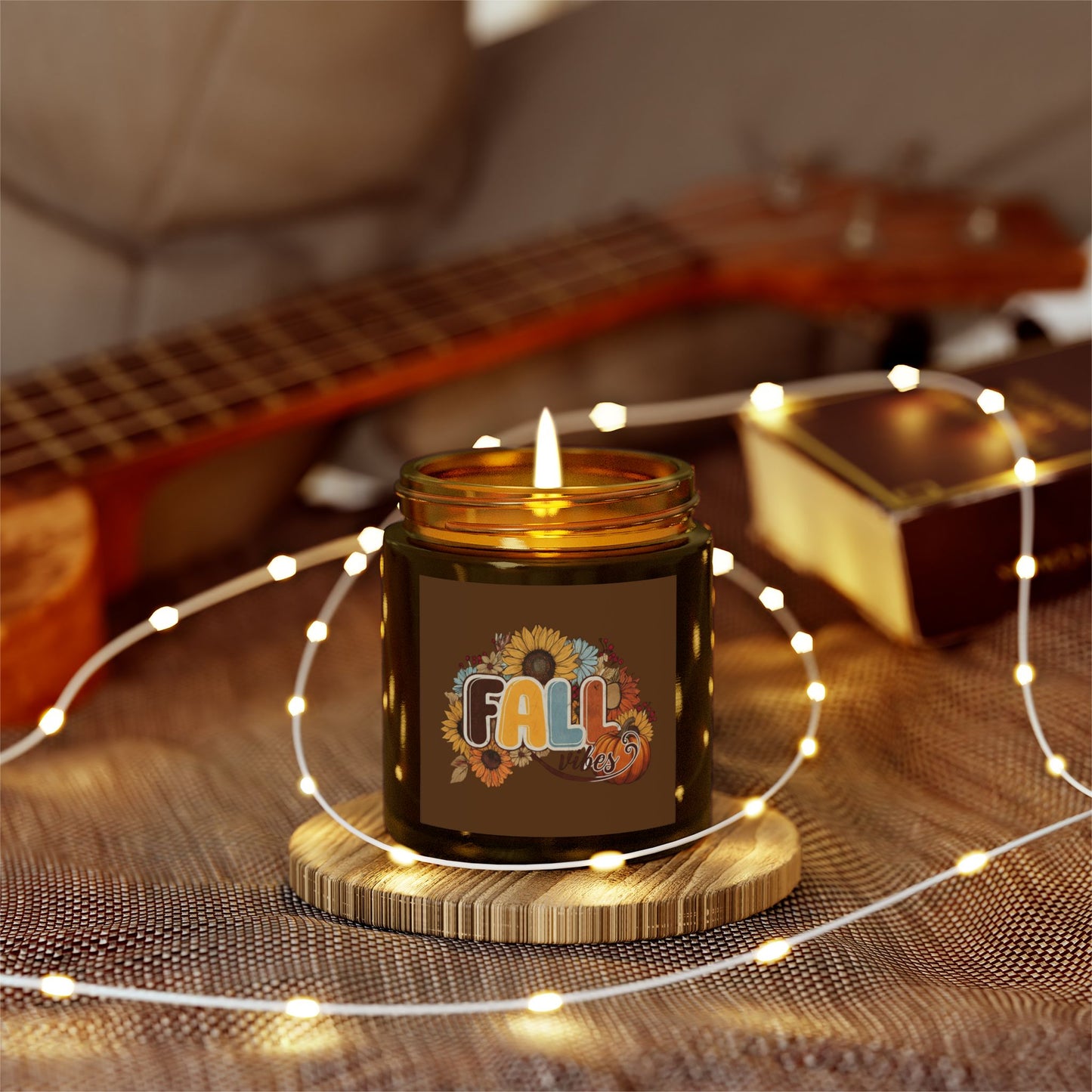 Fall Scented Candles - Coconut Apricot Wax, Cozy Home Décor, Seasonal Gifts, Autumn Scents, Relaxation, Aromatherapy