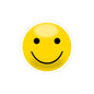 Cheerful Smile Kiss-Cut Stickers, Fun Decals for Laptops, Journals, Gift Wrap, Party Favors, Positive Vibes