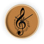 Musical Note Wall Clock