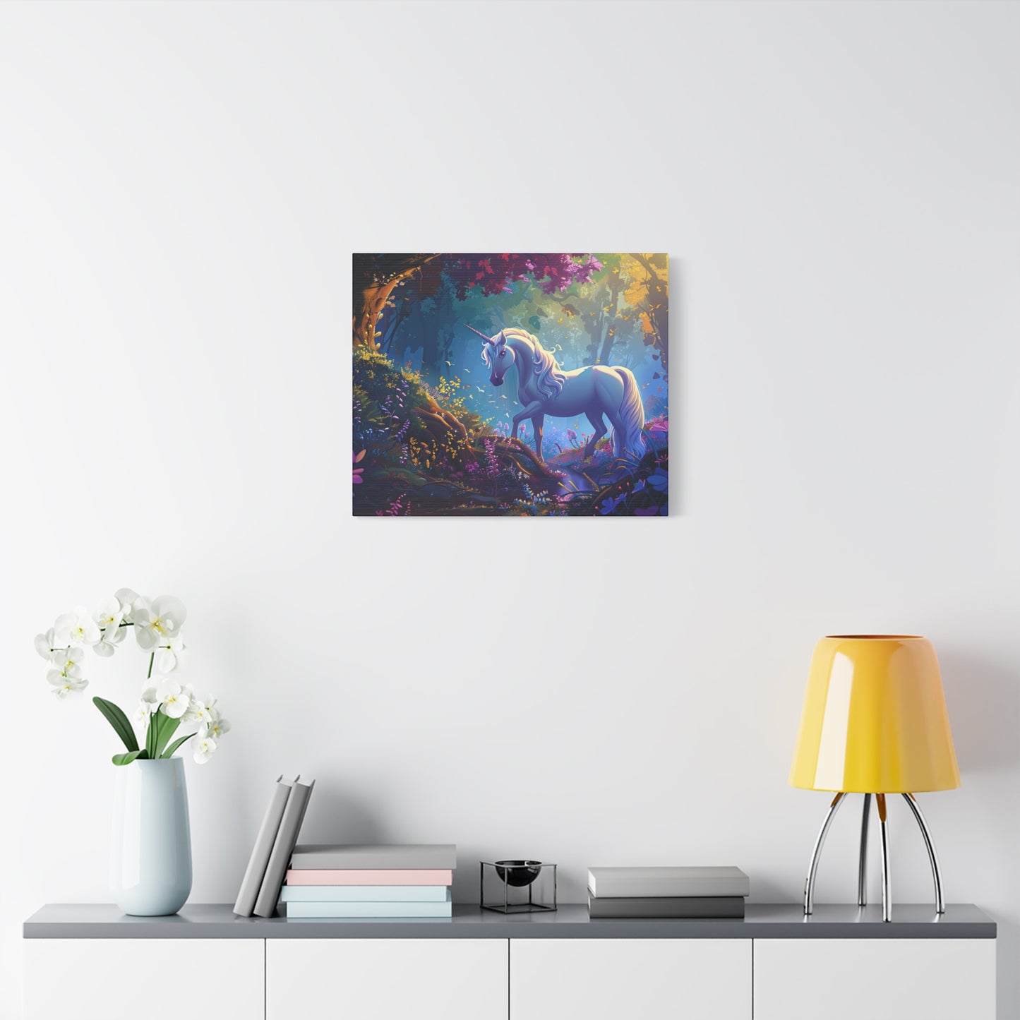 Matte Canvas, Stretched, 1.25" - Unicorn