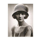 Vintage 1920s Flapper Portrait Canvas