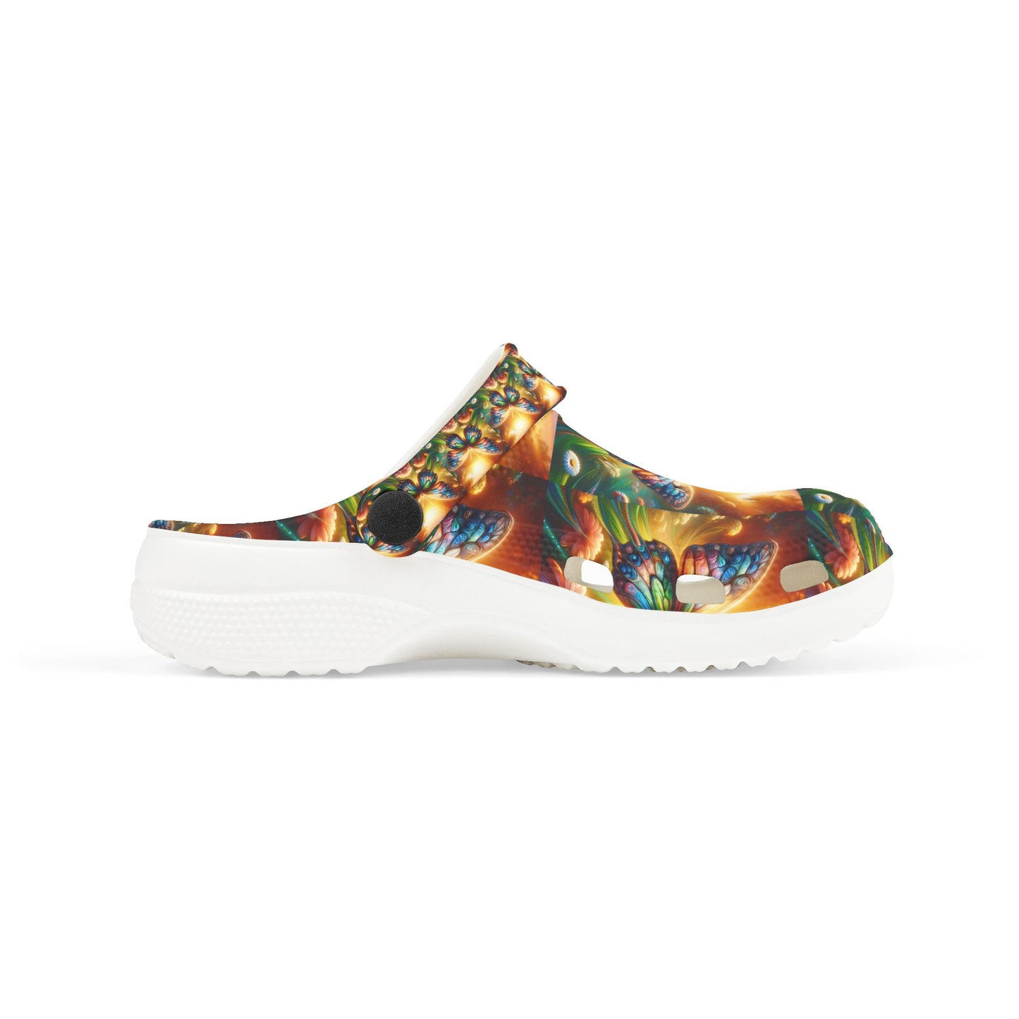 Colorful Butterfly Clogs for Kids - Fun Summer Footwear