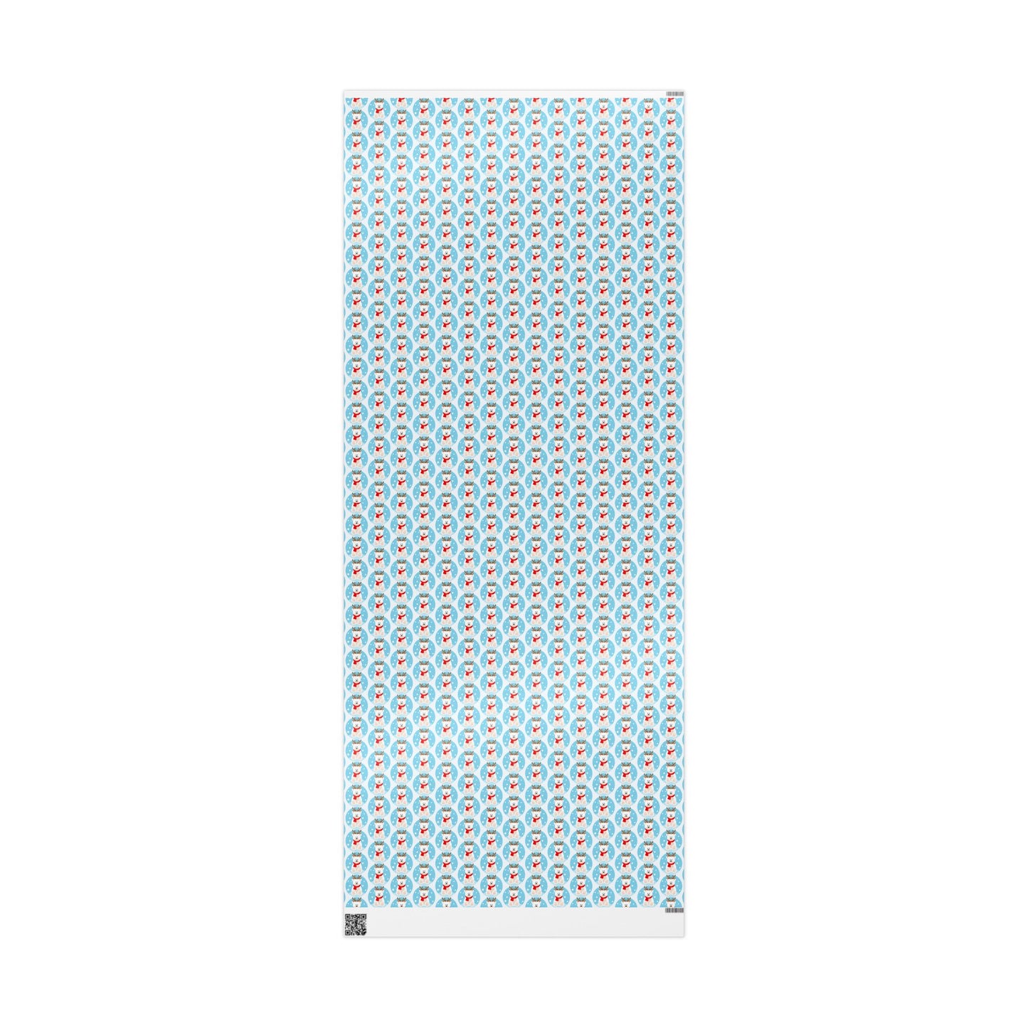 Snow Globe Reindeer Wrapping Paper Roll — Cute Holiday Gift Wrap