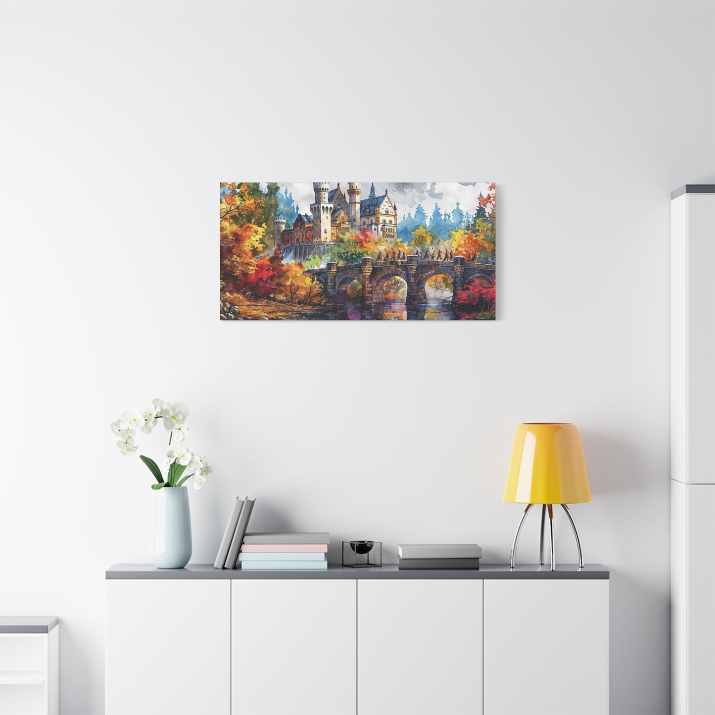 Matte Canvas, Stretched, 1.25" - Castle