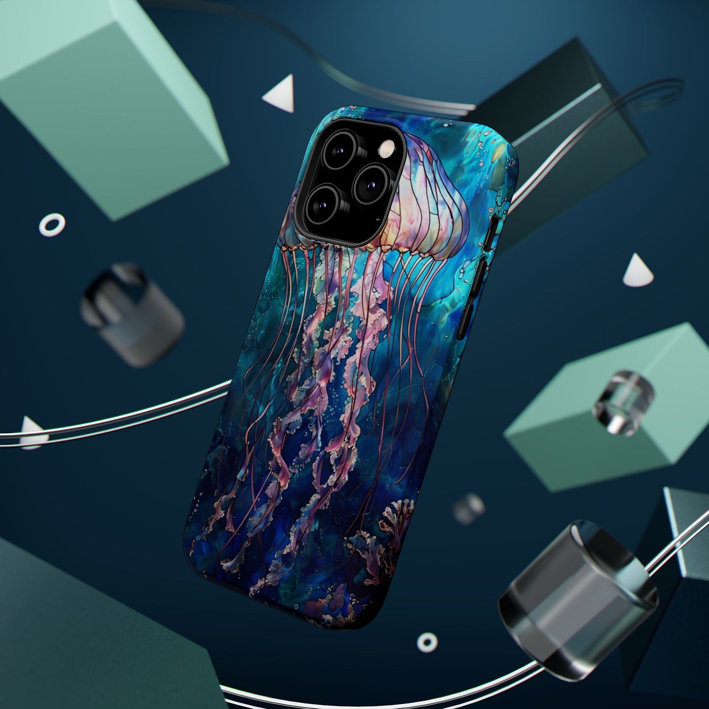 Jellyfish Ocean Magnetic Impact Phone Case