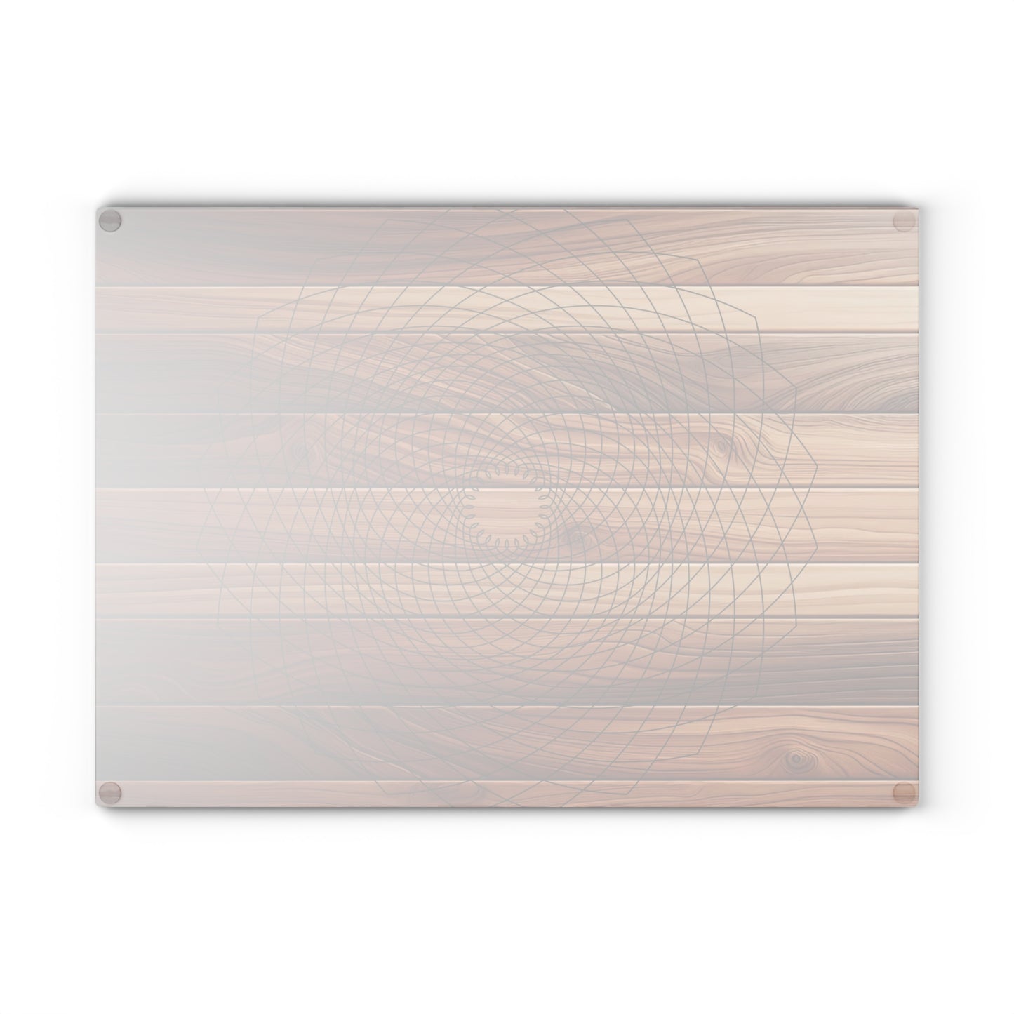 Stylish Geometric Glass Cutting Board