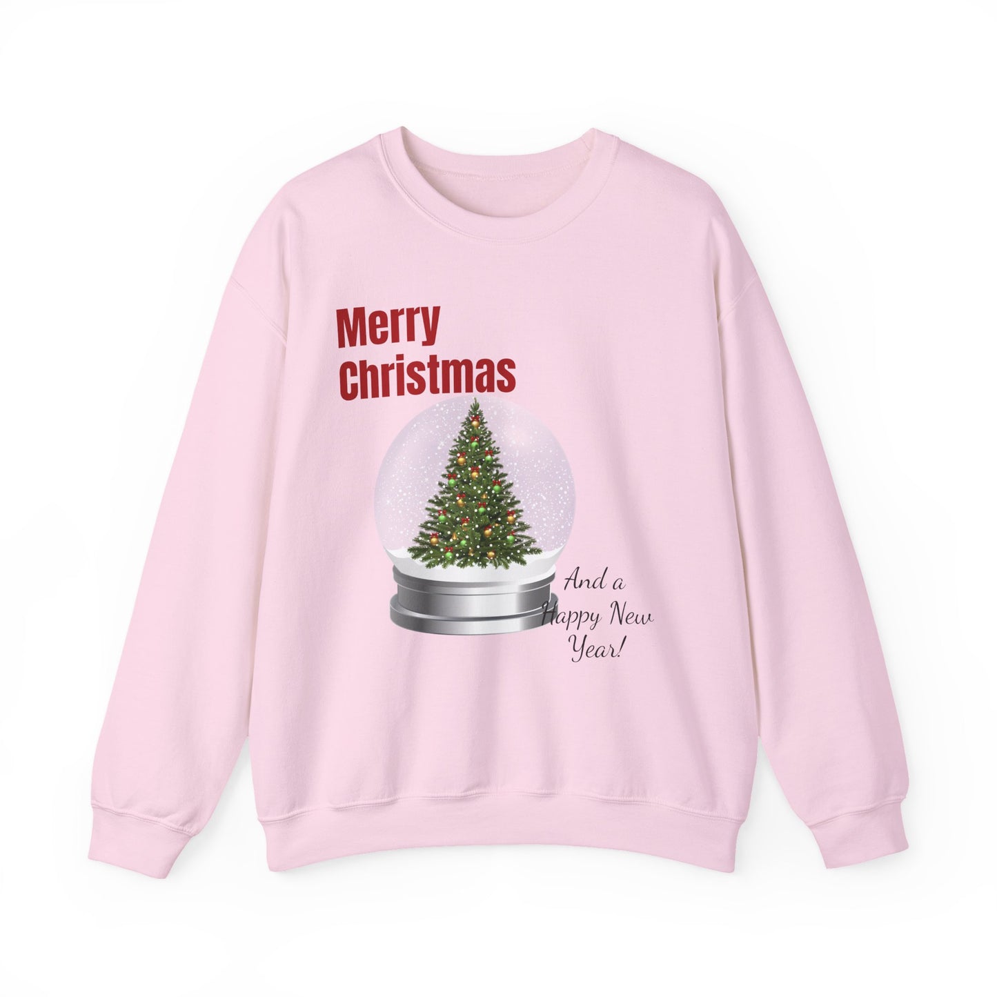 Christmas Snow Globe Sweatshirt – "Merry Christmas" Holiday Crewneck