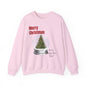 Christmas Snow Globe Sweatshirt – "Merry Christmas" Holiday Crewneck
