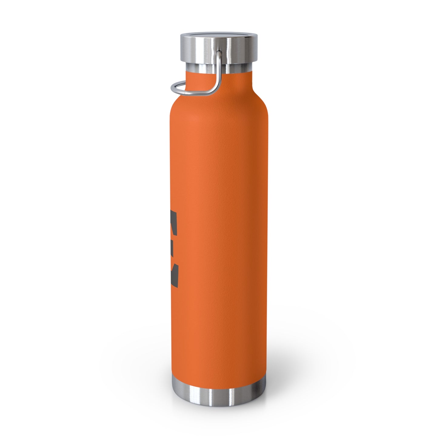 Personalized Copper Insulated Water Bottle, 22oz - "E" Custom Monogram