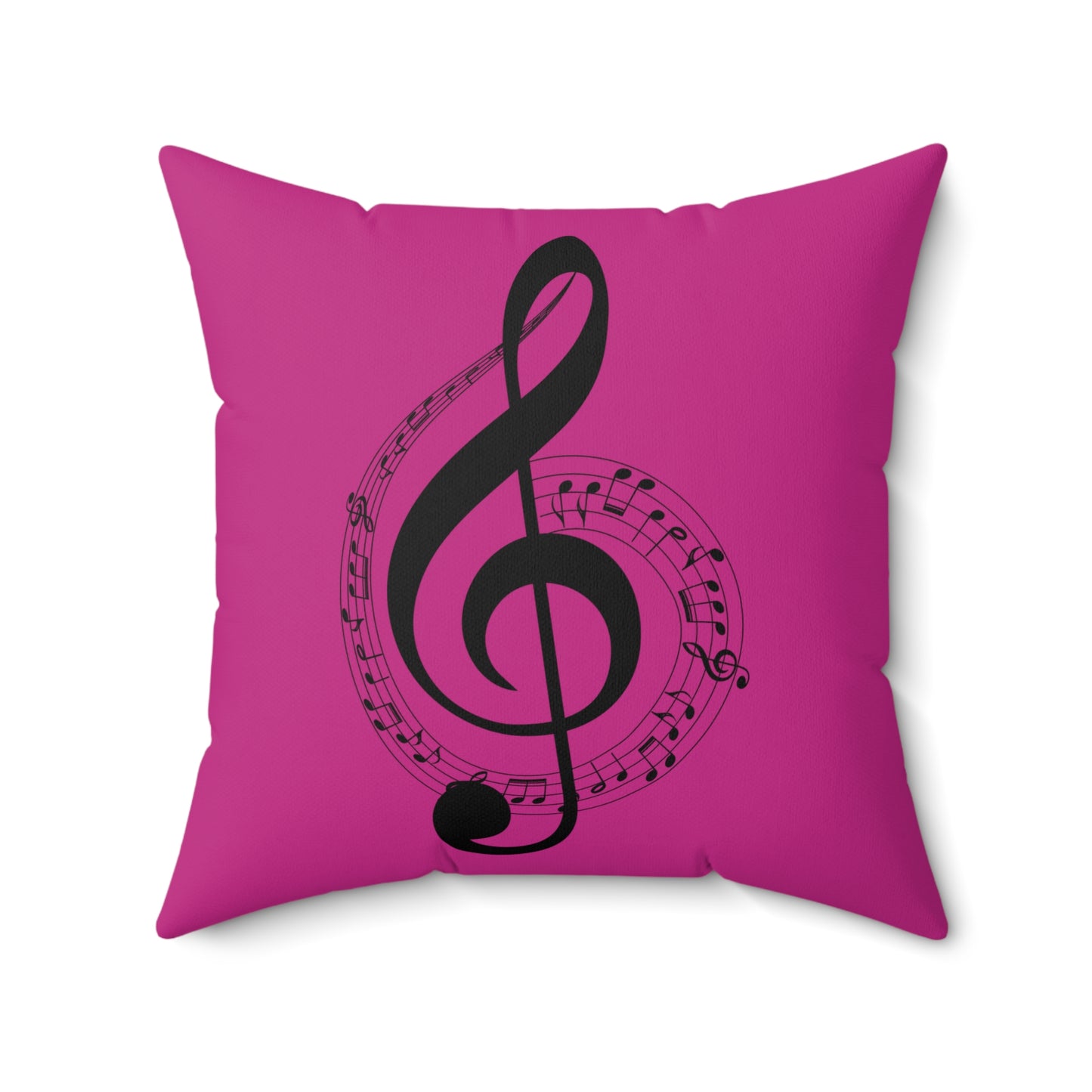 Musical Notes Decorative Pillow