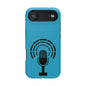 Phone Case — Retro Microphone Podcast Design, Magnetic Impact-Resistant