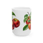 Apple Botanical Ceramic Mug – Farmhouse Kitchen Coffee Cup (11oz, 15oz)