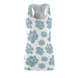 Floral Women's Racerback Dress - Summer Casual, Beachwear, Gift, Vacation, Spring Garden Party