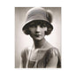 Vintage 1920s Flapper Portrait Canvas