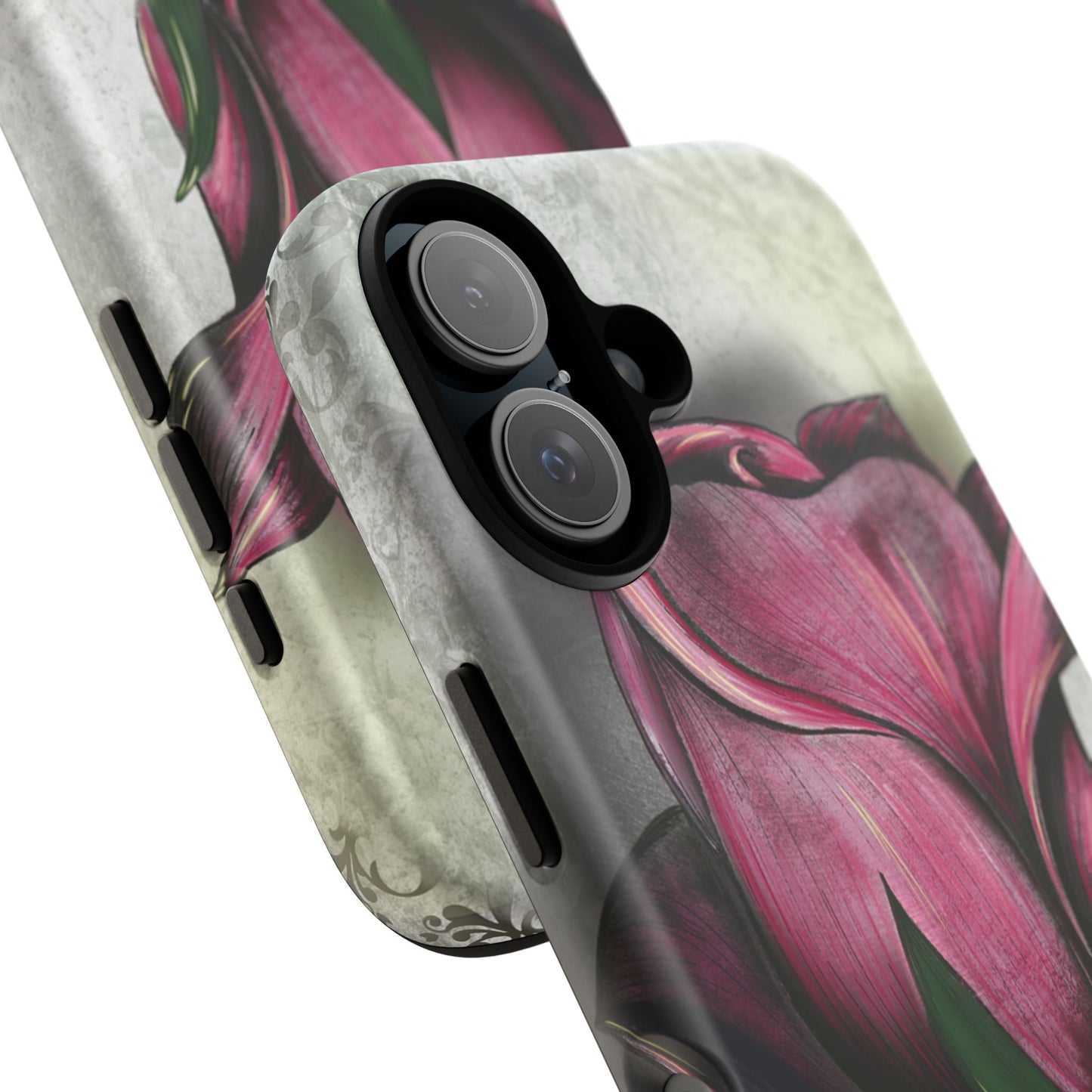 Rose Phone Case – Tough Cases, Floral Phone Cover, Gift for Her, Minimalist Design, Nature Lover's Accessory, Birthday Gift Idea