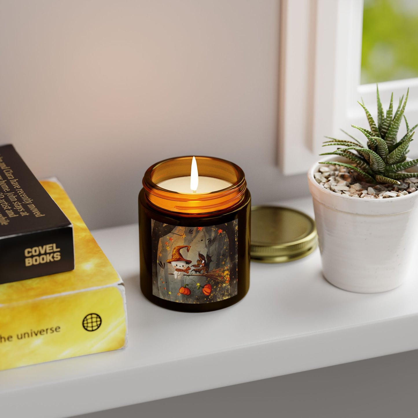 Cozy Autumn Scented Candles - Coconut Apricot Wax, Fall Decor, Thanksgiving Gifts, Relaxation, home fragrance, artisanal candles