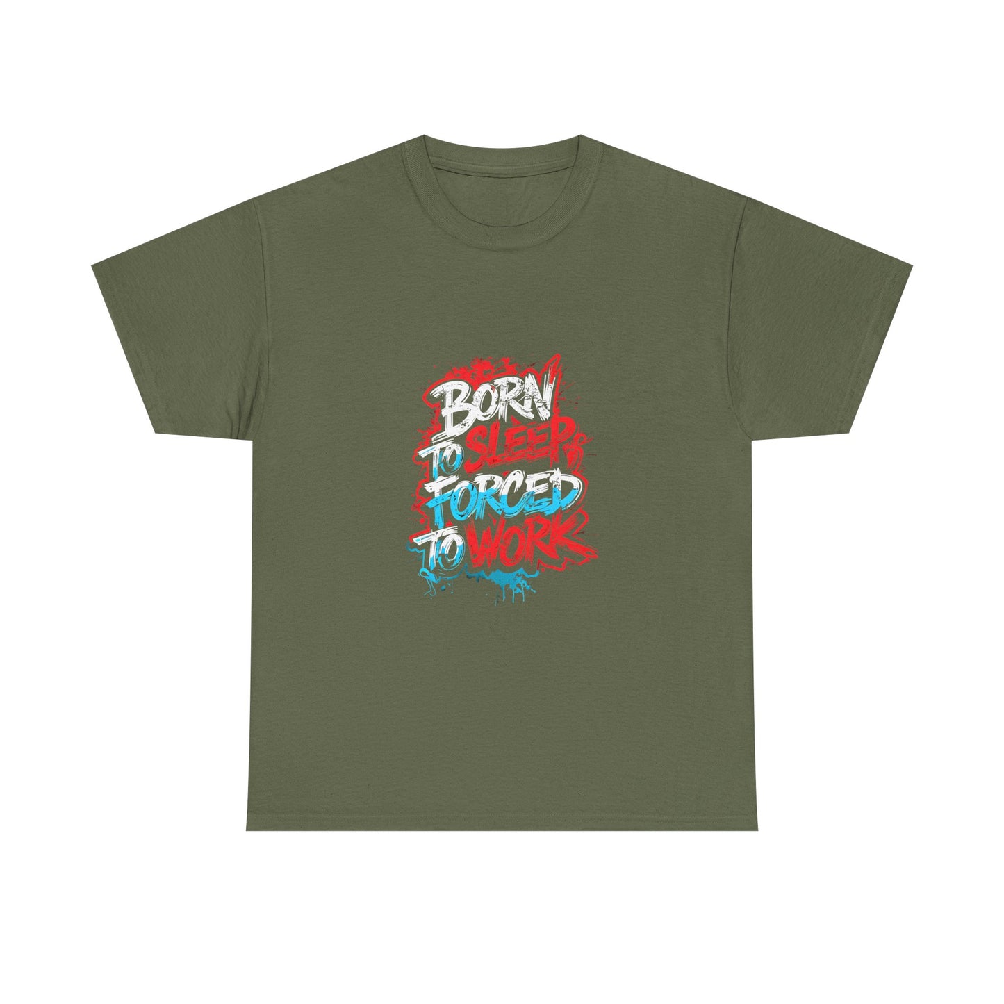 Born to Sleep, Forced to Work T‑Shirt — Funny Graphic Tee for Night Owls