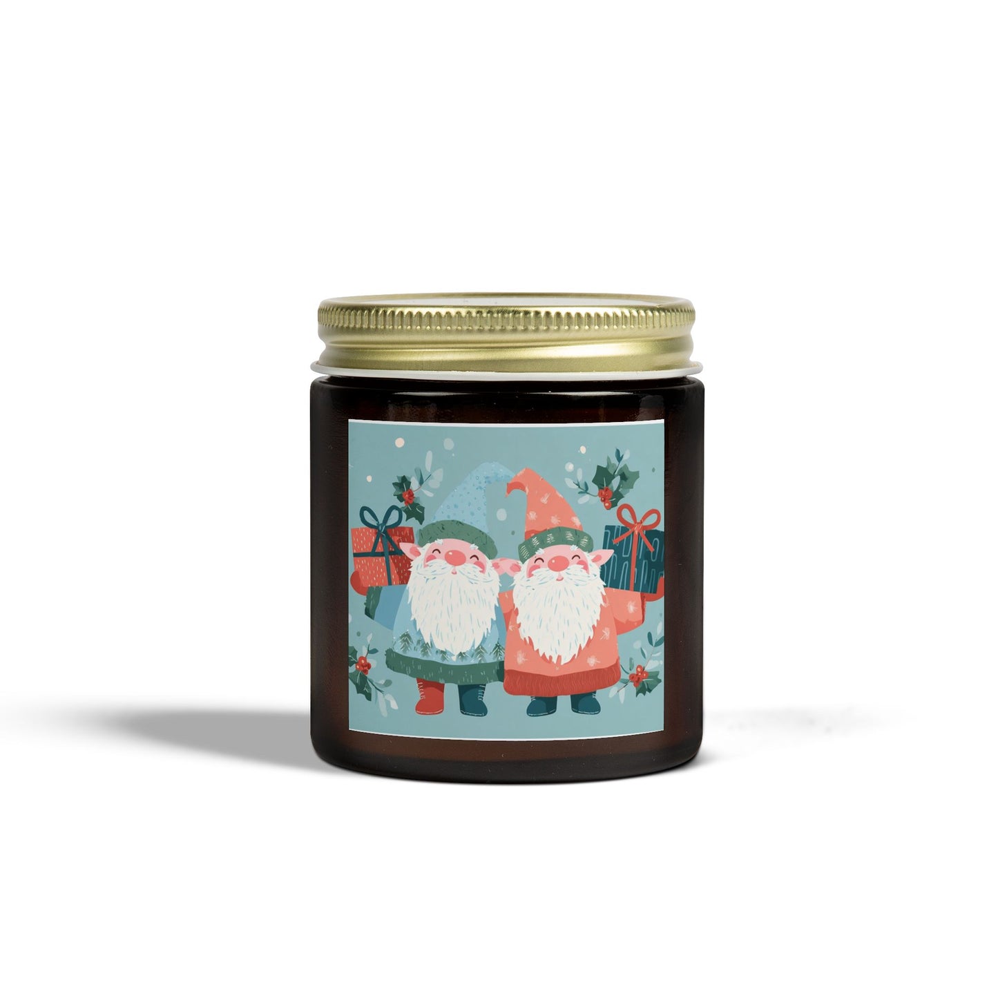 Festive Scented Candles | Coconut Apricot Wax, Holiday Decor, Gifts for Her, Home Fragrance, Christmas, Cozy Atmosphere, Seasonal Decor