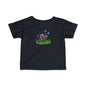 Cute Hippo Infant Tee with Bubbles, Baby Shirt, Toddler T-Shirt, Fun Kids Clothing, Unique Baby Gift, Pram Outfit