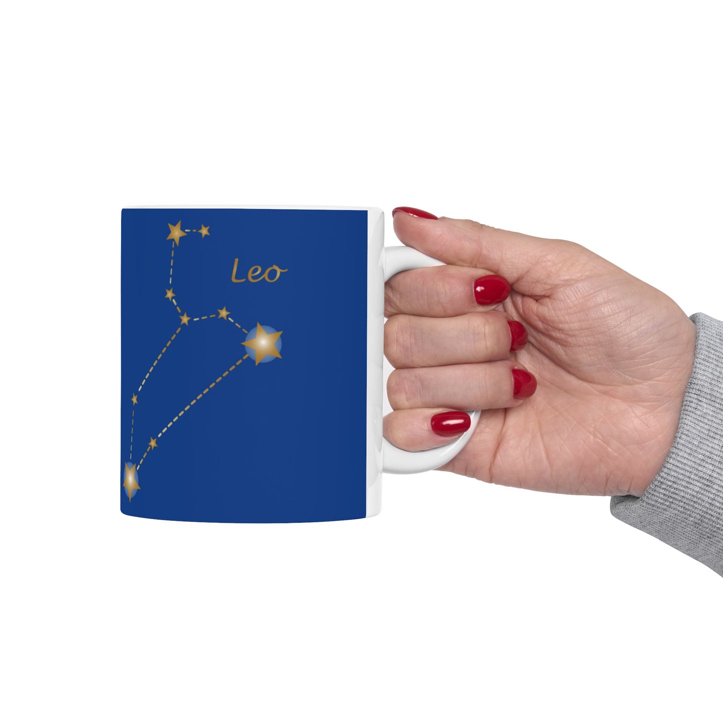 Leo Constellation Ceramic Mug - Astrology Coffee Cup, Zodiac Gift, Horoscope Mug, Star Sign Drinkware, Personalized Astrology