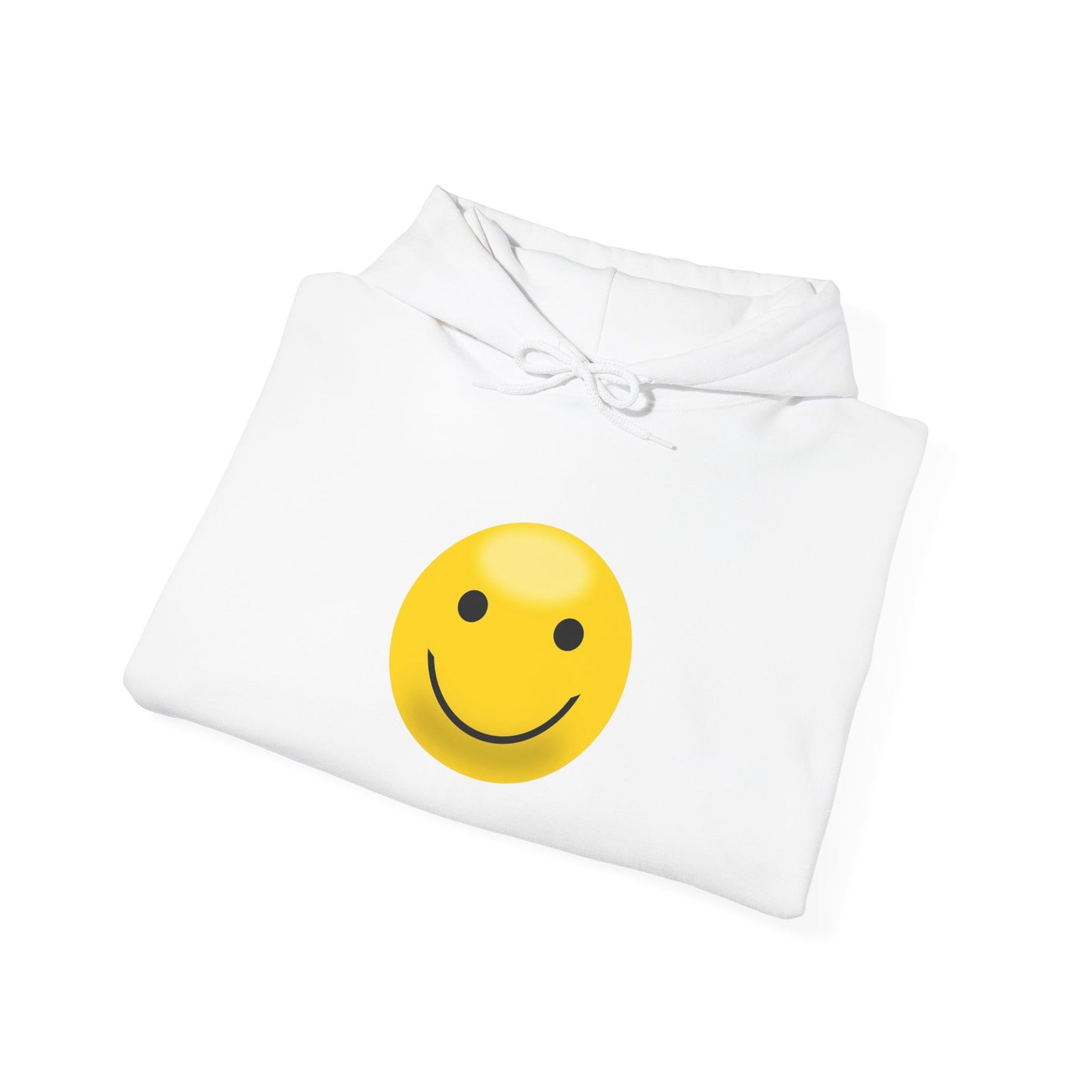 Smiley Face Hooded Sweatshirt, Unisex Cozy Hoodie
