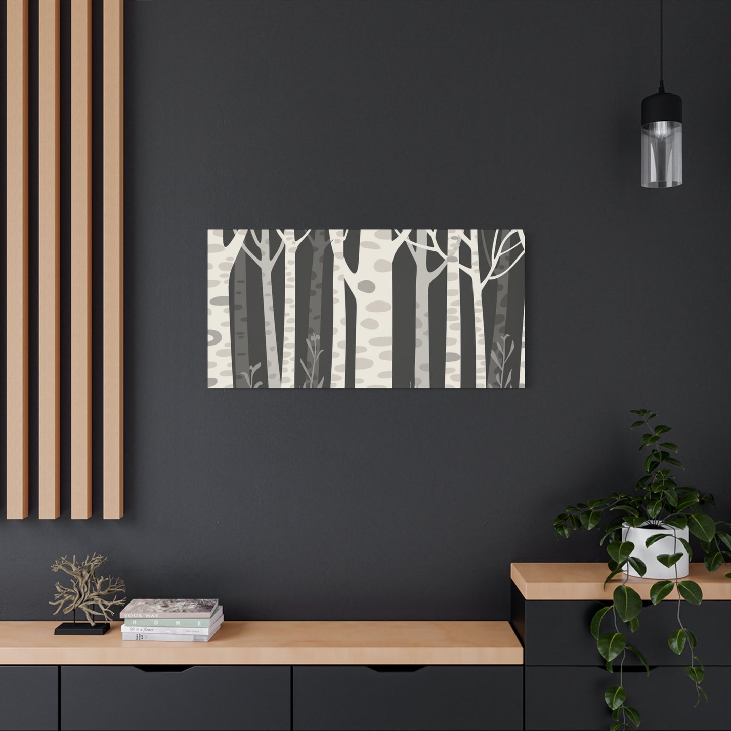 Matte Canvas, Stretched, 1.25" - Trees