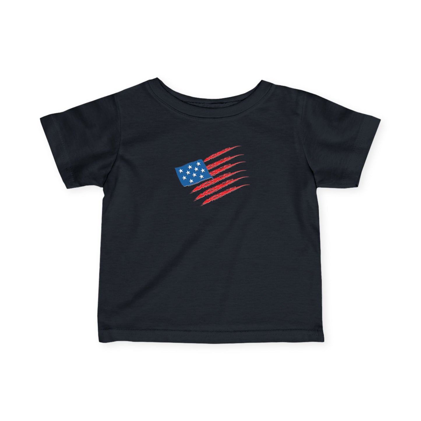 Patriotic Infant Tee - USA Flag Theme