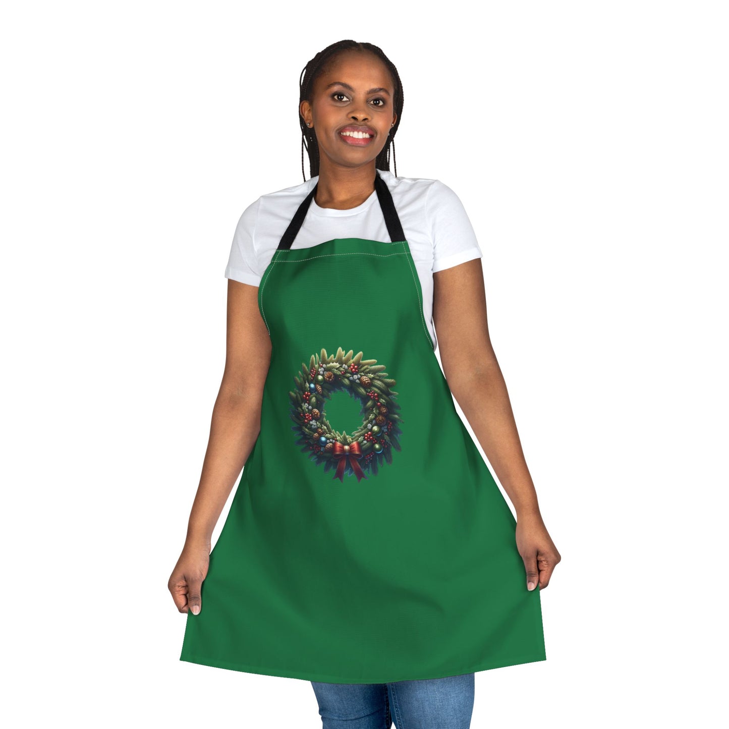 Apron, 5-Color Straps Christmas