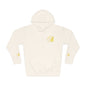 Coral Gold Floral Initial Hoodie — Monogram 'B' Casual Pullover