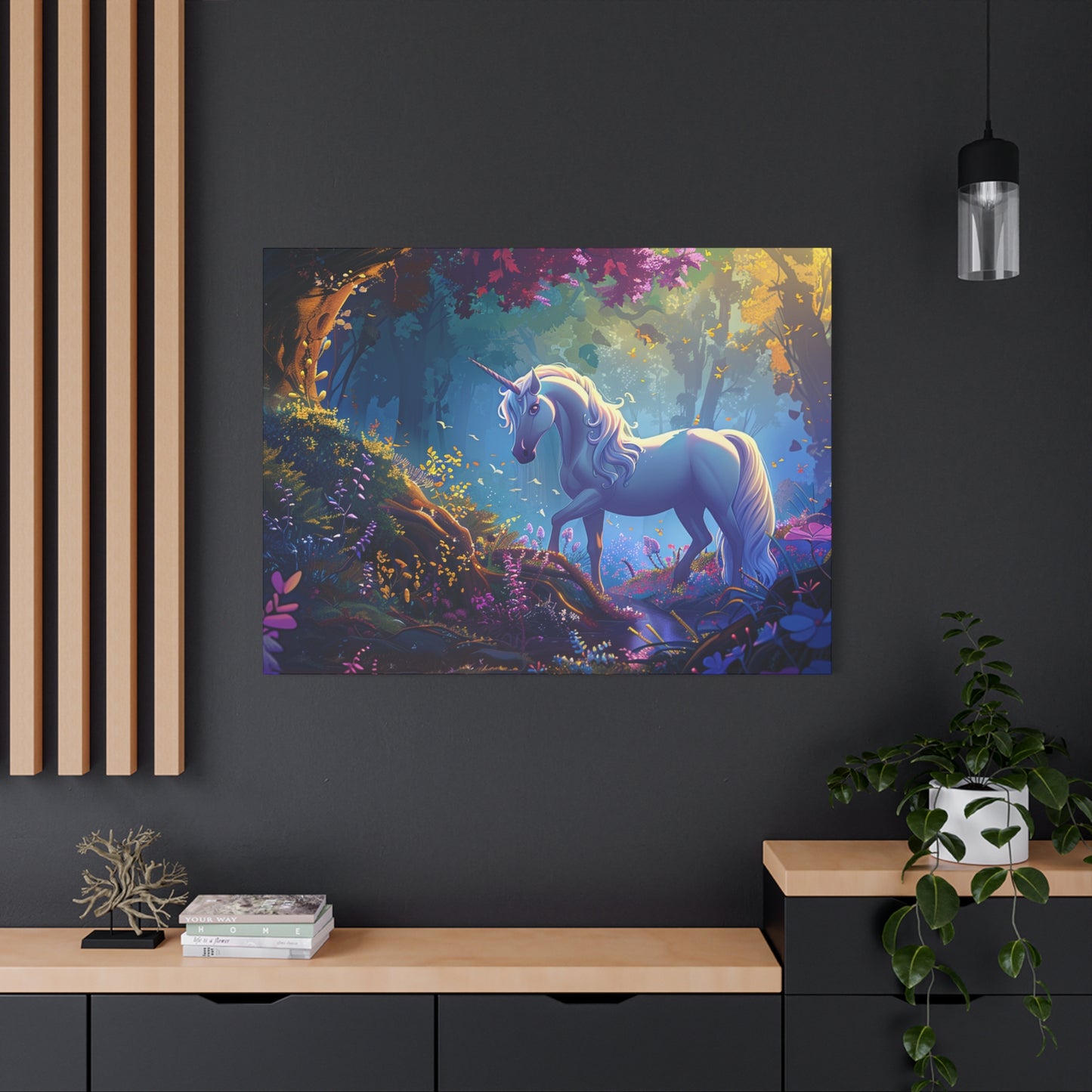 Matte Canvas, Stretched, 1.25" - Unicorn