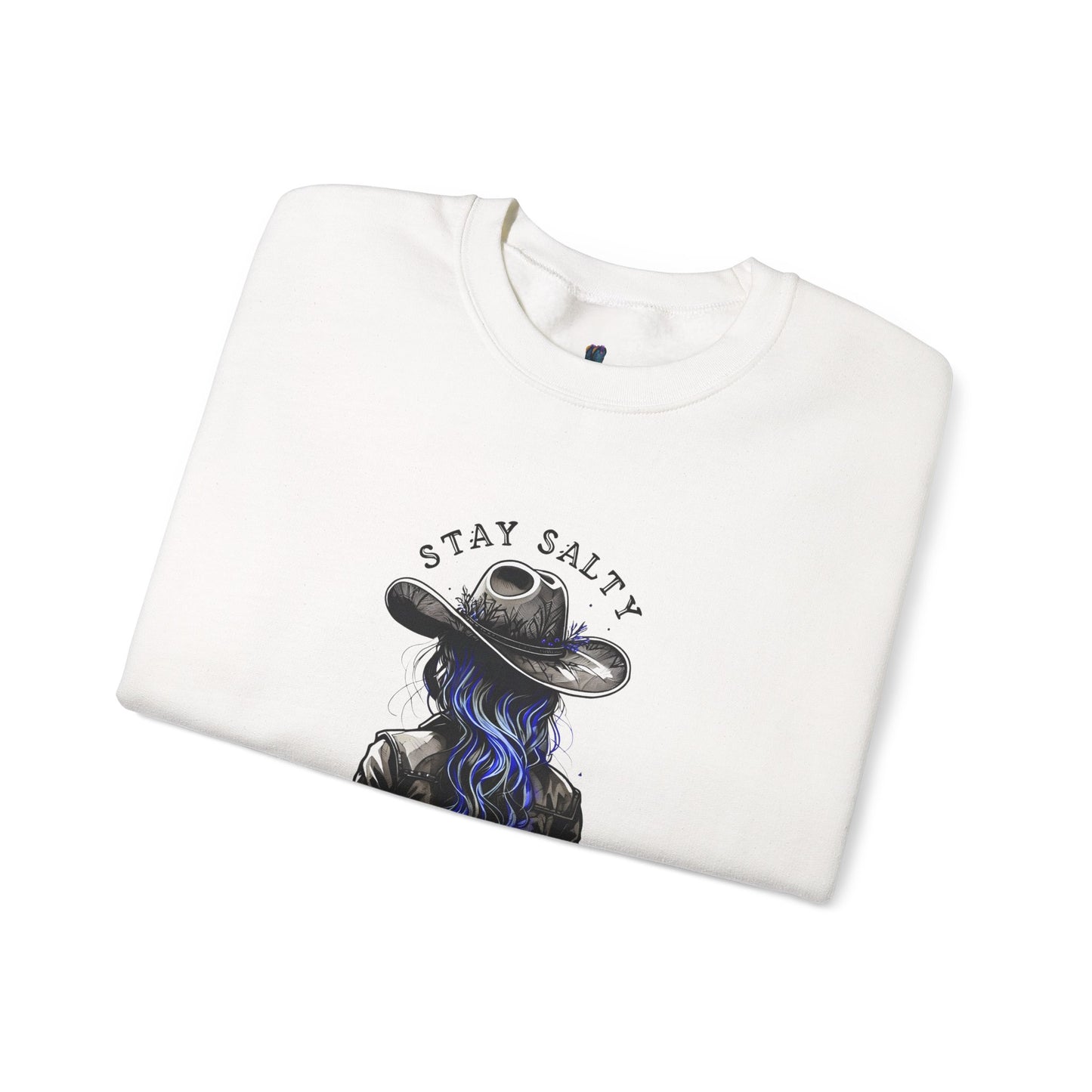 Stay Salty Cowgirl Sweatshirt | Cozy Western Apparel, Gift for Horse Lovers, Casual Wear, Cowboy Culture, Fall Fashion