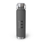 Personalized Copper Insulated Water Bottle, 22oz - "E" Custom Monogram