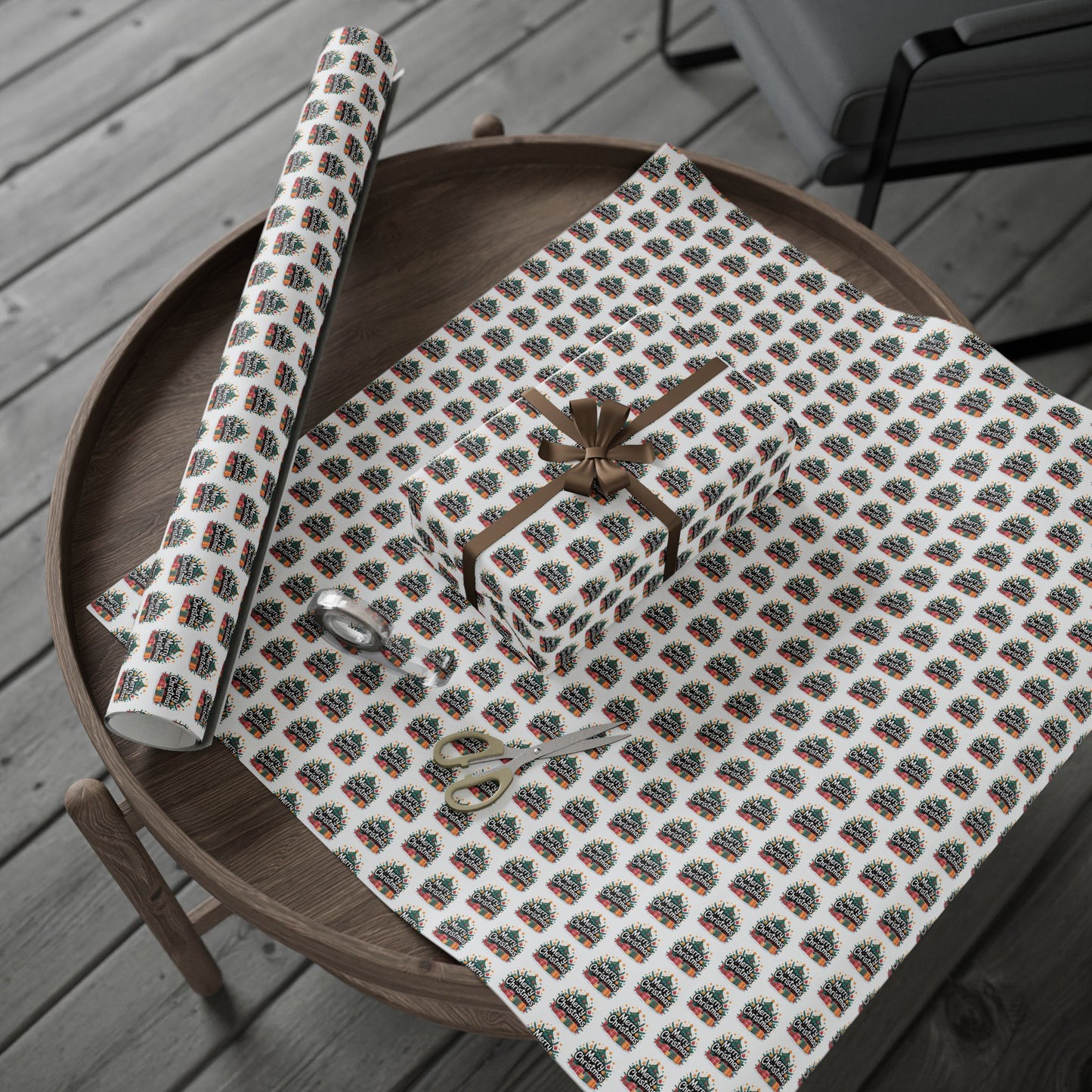Festive Wrapping Paper, Holiday Gift Wrap, Merry Christmas Design, Party Supplies, Eco-Friendly Gift Wrap, Seasonal Celebrations