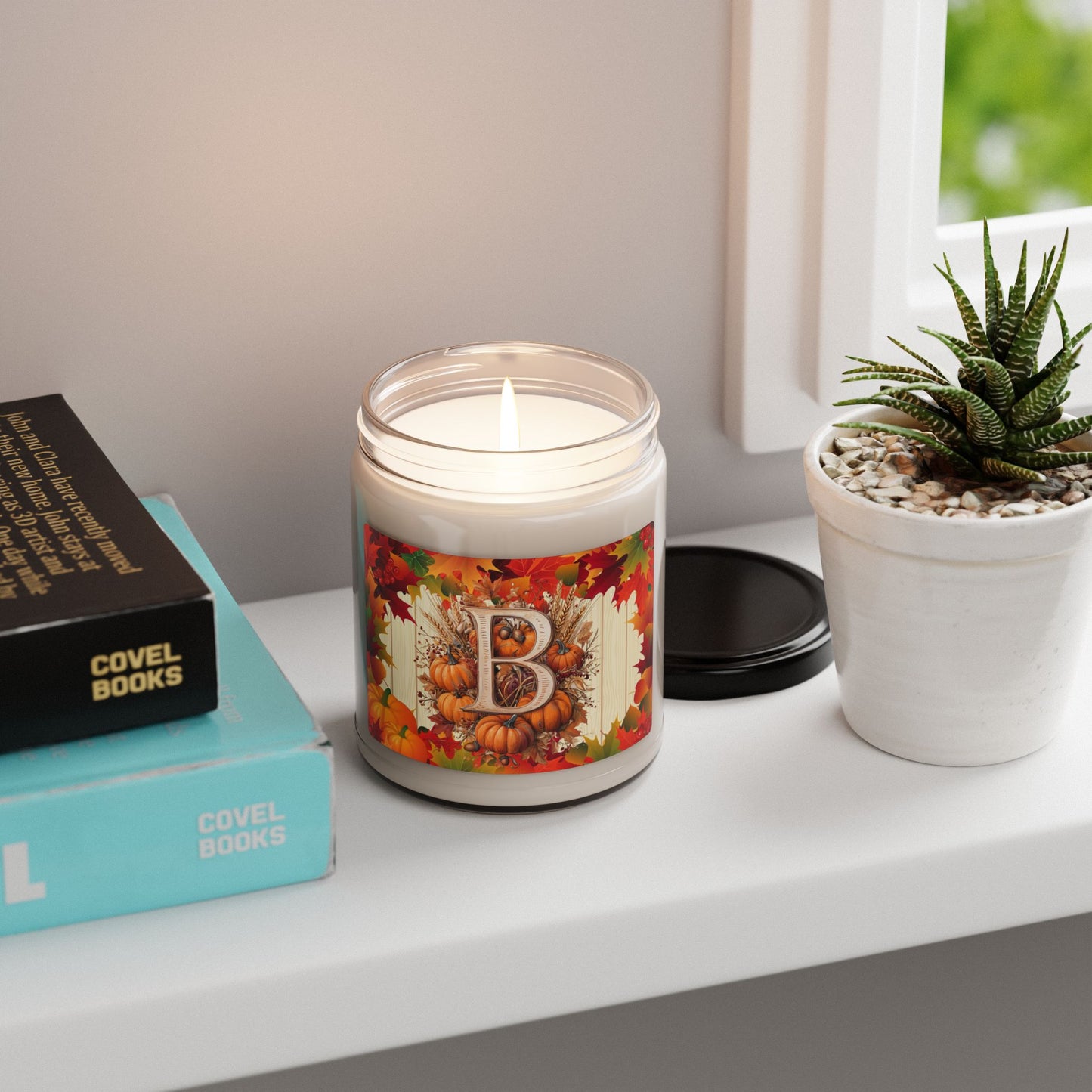 Scented Soy Candle, 9oz - Letter B