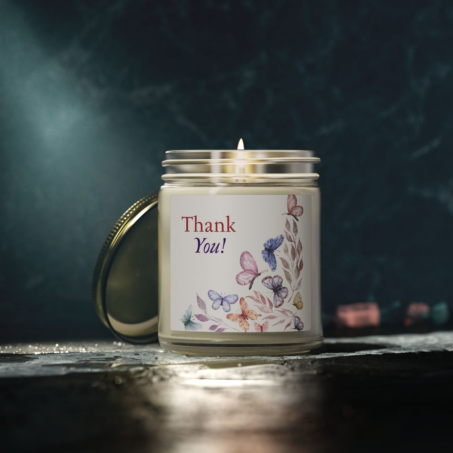 Thank You Scented Candle — Coconut Apricot Wax (4oz & 9oz)