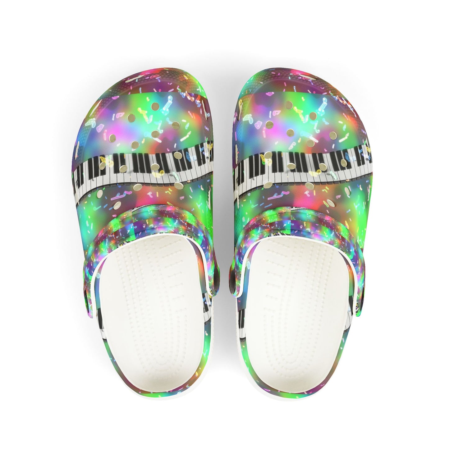 Colorful Musical Kid's EVA Foam Clogs - Bright, Fun