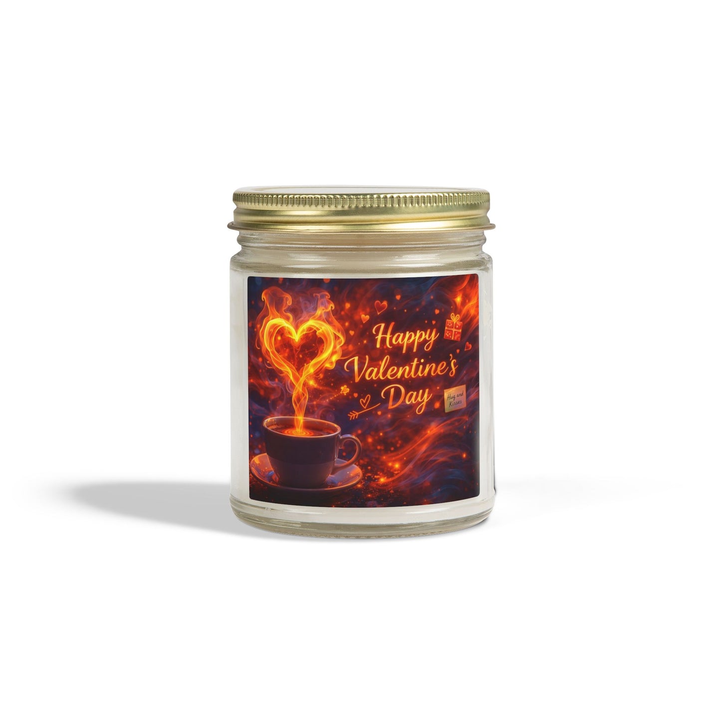 Valentine’s Day Coconut Apricot Scented Candle (4oz/9oz)