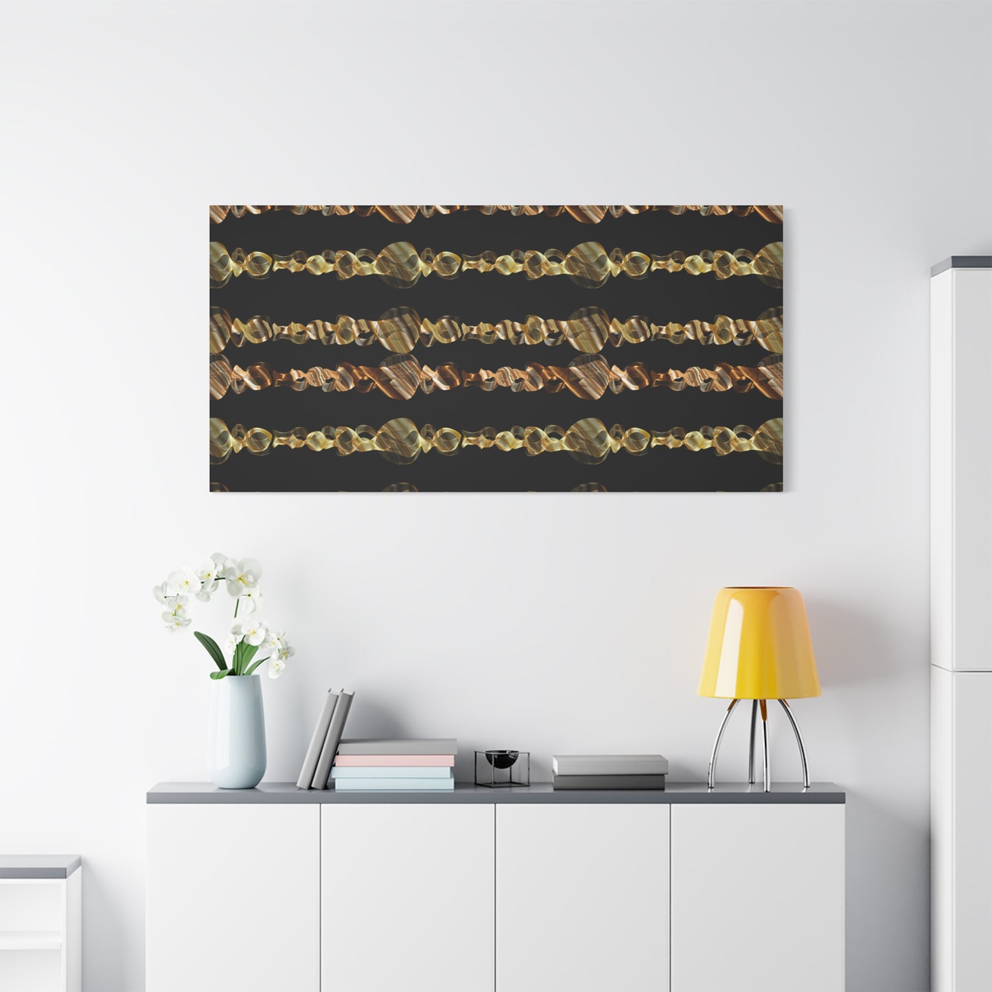 Artistic Canvas Gold and Black