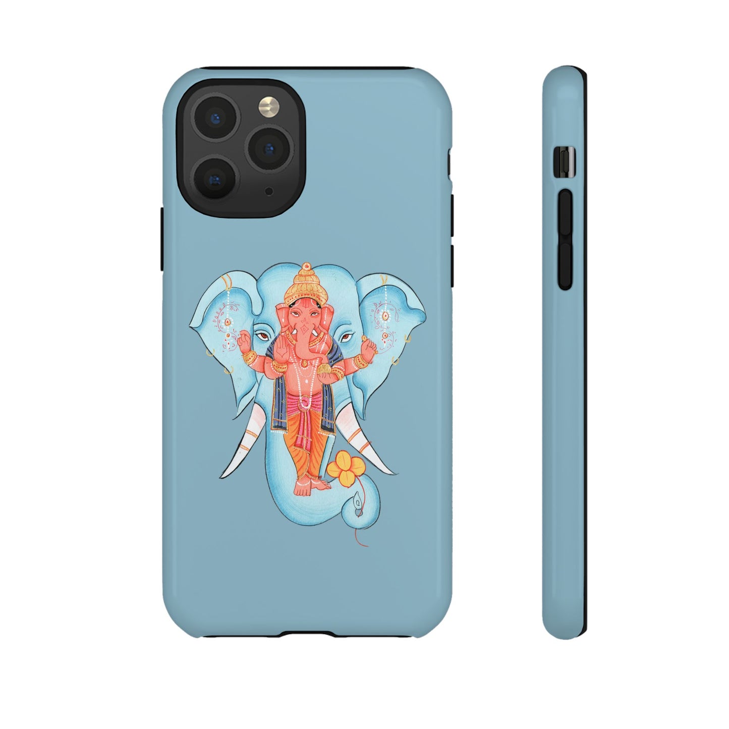 Tough Cases: Ganesh-Inspired Phone Case, Bohemian Phone Cover, Hindu Art Accessory, Festival Gift, Protective Phone Shell