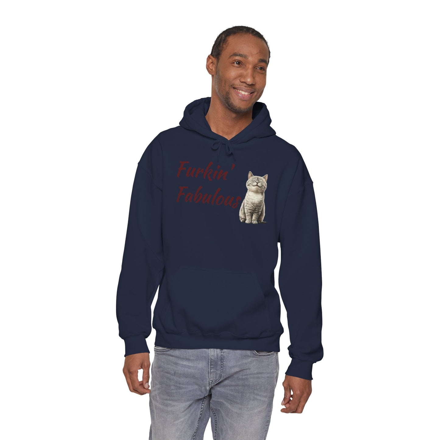 Furkin' Fabulous Cat Hoodie — Cute Kitten Graphic Sweatshirt