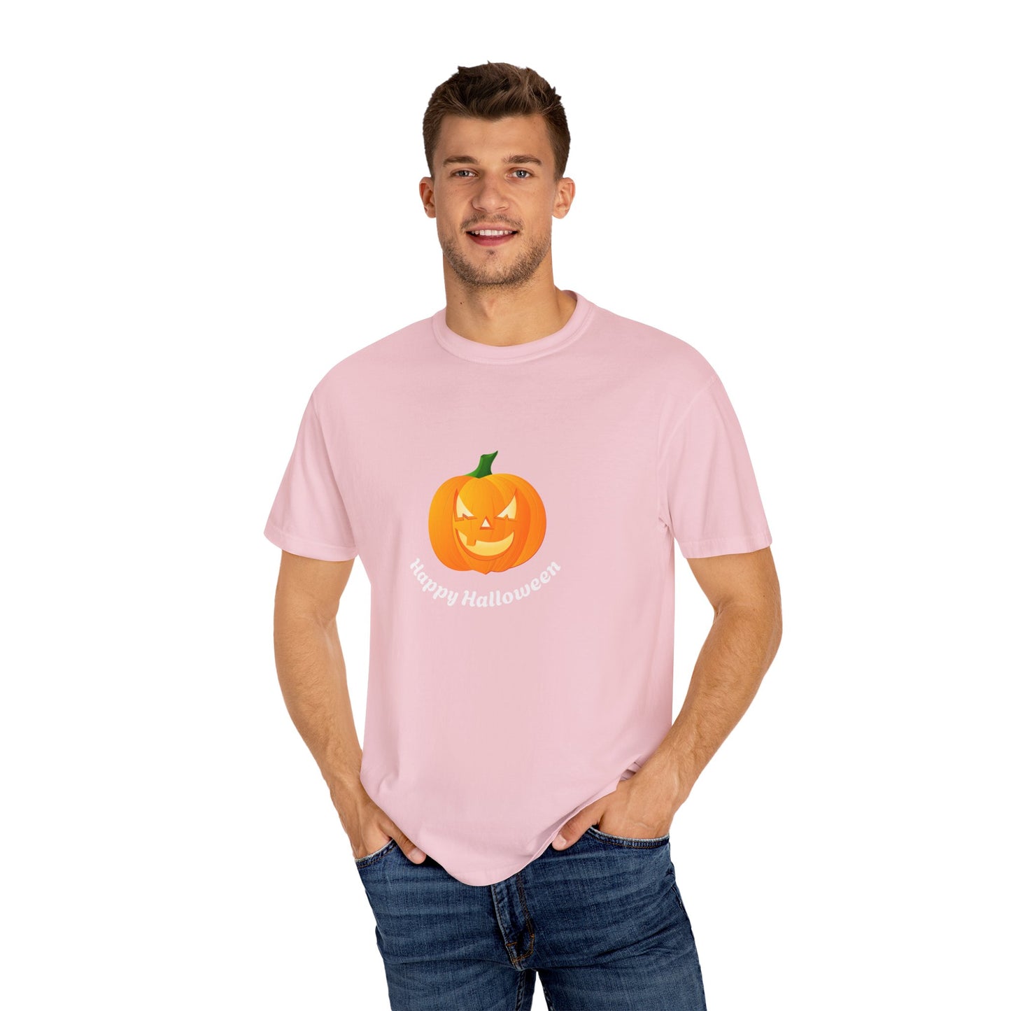 Halloween Pumpkin T-Shirt, Unisex Fall Shirt, Spooky Tee, Autumn Casual Wear, Trick or Treat Costume
