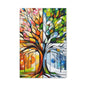 Seasons Tree Matte Canvas Wall Art — Stretched 1.25"